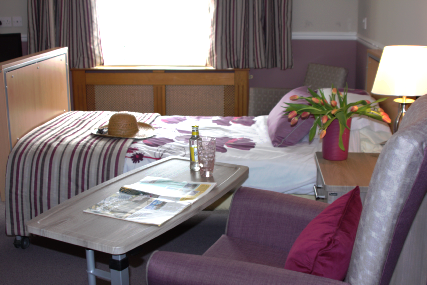 A typical Resident's room at Braintree Nursing Home